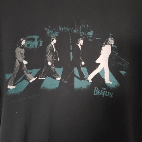 Beatles Abbey Road T-shirt Black Medium - Picture 2 of 6